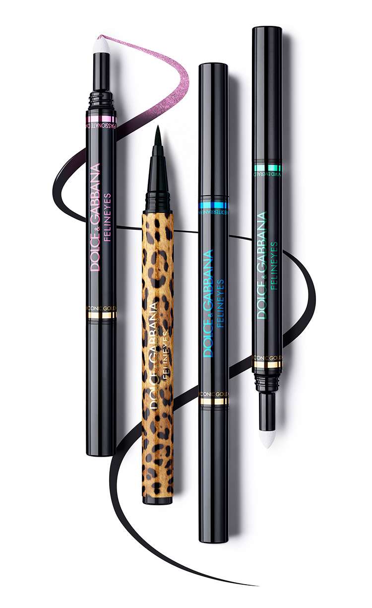 Beauty News, DOLCE & GABBANA Beauty, Felineyes Waterproof Eyeliner Stylo, Shimmery Top Coat Powder Duo, คอลเลคชั่นใหม่, ออกใหม่, อายไลเนอร์, สีดำสนิท, อายไลเนอร์ท็อปเปอร์, ชิมเมอร์, กรีดตา, อายไลเนอร์แบบปากกา, ราคา, เท่าไร