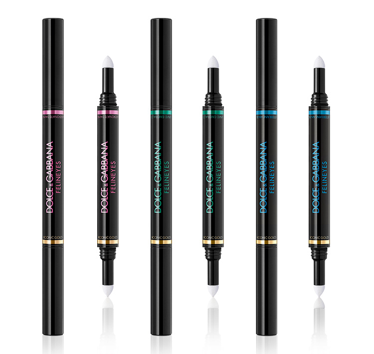 Beauty News, DOLCE & GABBANA Beauty, Felineyes Waterproof Eyeliner Stylo, Shimmery Top Coat Powder Duo, คอลเลคชั่นใหม่, ออกใหม่, อายไลเนอร์, สีดำสนิท, อายไลเนอร์ท็อปเปอร์, ชิมเมอร์, กรีดตา, อายไลเนอร์แบบปากกา, ราคา, เท่าไร