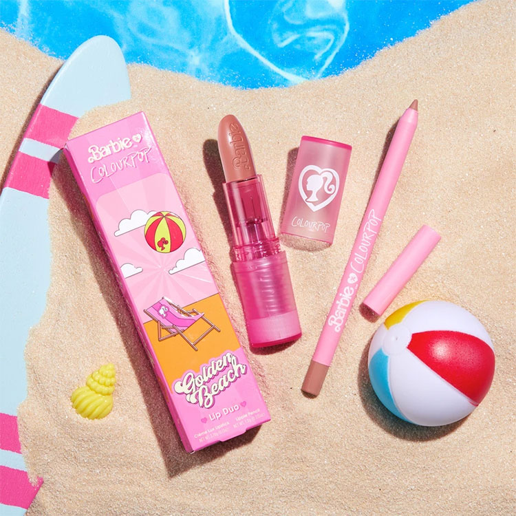 Beauty News, ColourPop, ColourPop X Malibu Barbie Collection, Barbie, บาร์บี้, คอลเลคชั่นใหม่, เมคอัพ, บาร์บี้, ปาร์ตี้ริมชายหาด, อายแชโดว์พาเลท, ลิปสติก, ลิปไลเนอร์, ขนตาปลอม, ไฮไลท์, กระจกถือ, กระจกแต่งหน้า, ราคา, เท่าไร