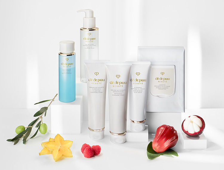 Beauty News, Cle de Peau Beauté, Pro Cleansing Series, #StepZero, เคลย์ เดอ โป โบเต้, Softening Cleansing Foam, Clarifying Cleansing Foam, Micellar Cleansing Water, Skin-Refining Clay Scrub, Eye And Lip Makeup Remover, Makeup Cleansing Towelettes