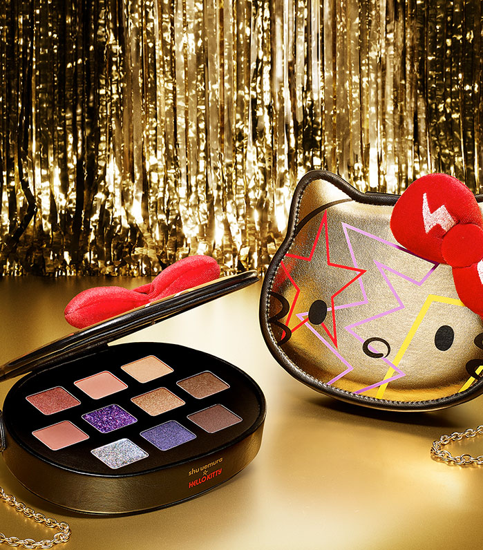 Beauty News, Shu Uemura, Shu Uemura X Hello Kitty Makeup Collection, Holiday collection 2021, Limited Edition, คอลเลคชั่นใหม่, ออกใหม่, Hello Kitty, อายแชโดว์พาเลท, ลิปสติก, ดินสอเขียนคิ้ว, ไฮไลท์เตอร์, ออยล์ล้างหน้า, พาเลทคิตตี้, แปรงรองพื้น, ที่ดัดขนตา, ราคา, เท่าไร