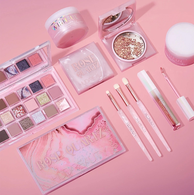 Beauty News, Huda Beauty, Rose Quartz Collection, Holiday 2021, คอลเลคชั่นใหม่, ออกใหม่, มาใหม่, อายแชโดว์พาเลท, ไฮไลท์, ลิปกลอส, ลิปบำรุง, ราคา, เท่าไร, Limiled Edition, Sephora