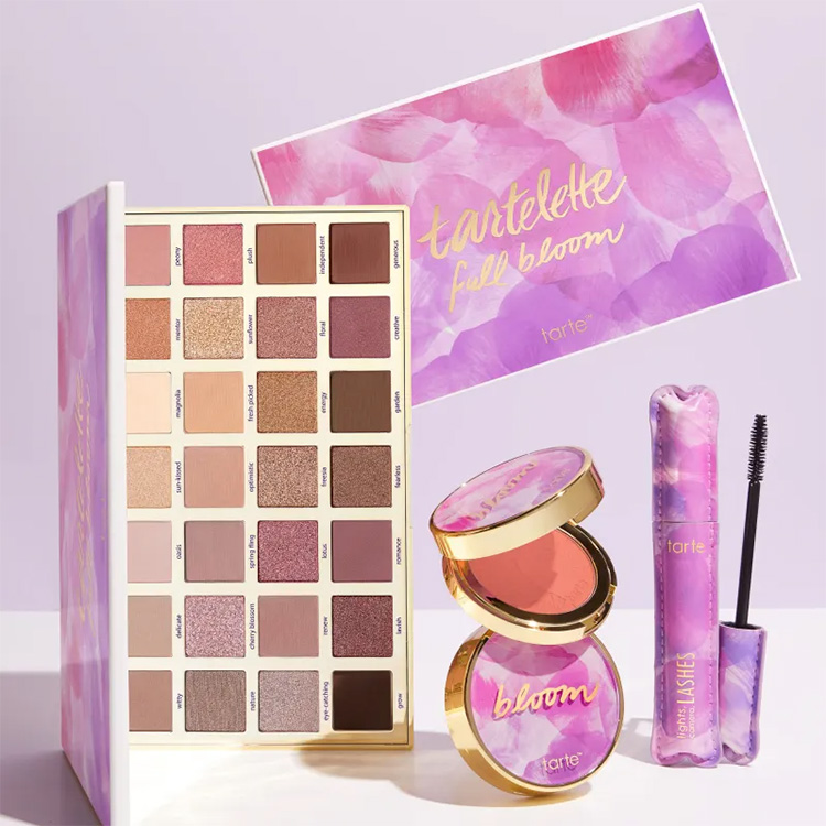 Beauty News, Tarte Cosmetics, Full Bloom Collection, คอลเลคชั่นใหม่, Limited Edition, ออกใหม่, มาใหม่, อายแชโดว์พาเลท, มาสคาร่า, บลัชออน, แปรงแต่งหน้า