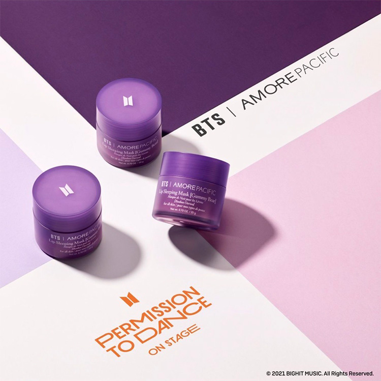 Beauty News, BTS X AMOREPACIFIC, Lip Sleeping Mask, AMOREPACIFIC, BTS Army, วงบังทัน, ลิปสลิปปิ้งมาสก์, บำรุงริมฝีปาก, ลิปบำรุง, ศิลปินเกาหลี, ราคา, เท่าไร, Limited Edition, คอลเลคชั่นพิเศษ, Gummy Bear, Permission to Dance, Sweet Purple Dream