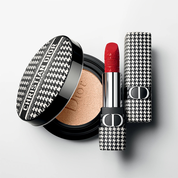 Beauty News, DIOR, Dior Makeup, NEW LOOK collection, Limited Edition, Houndstooth Pattern, เมคอัพ, คอลเลคชั่นใหม่, ออกใหม่, น่าโดน, เครื่องสำอาง, คุชชั่น, ลิปสติก