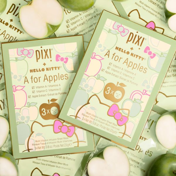 Beauty News, Pixi, Pixi + Hello Kitty, คอลเลคชั่นใหม่, ออกใหม่, มาใหม่, คอลเลคชั่นพิเศษ, Limited Edition, Hello Kitty, ลายการ์ตูน, อายแชโดว์พาเลท, พาเลทปัดแก้ม, อายไลเนอร์, ลิปกลอส, เซ็ตติ้งสเปรย์, มาสก์หน้า, มาสก์แพทช์, ไฮไลท์