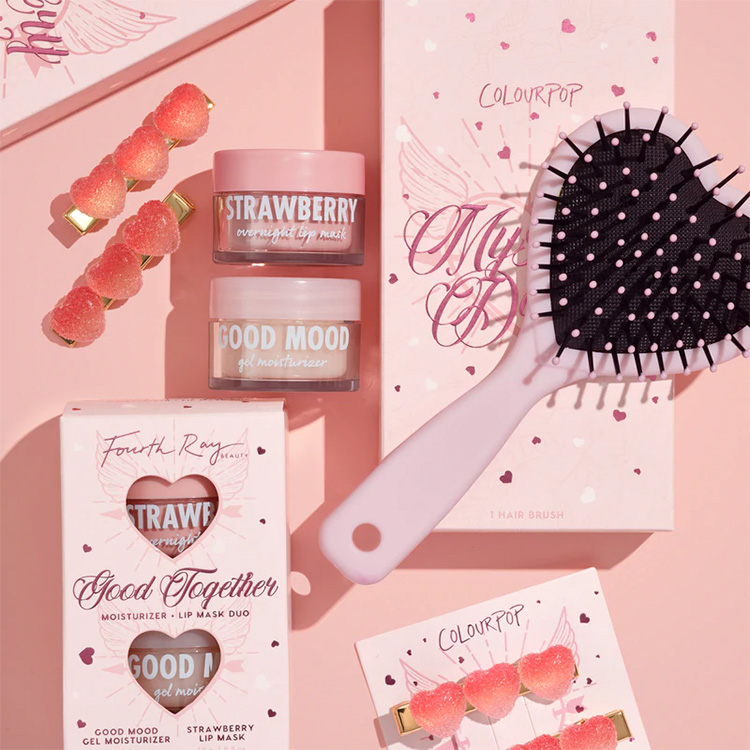 Beauty News, Colourpop, Secret Admirer Collection, Valentine's Day Collection, วันวาเลนไทน์, คอลเลคชั่นใหม่, ออกใหม่, อายแชโดว์พาเลท, ลิปสติก, ลิควิดลิปสติก, ไฮไลท์, มอยซ์เจอไรเซอร์, ลิปมาสก์, บลัชออน, แปรงหวีผม, กิ๊บติดผม, ราคา, เท่าไร