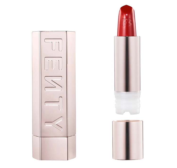 Beauty News, Fenty Beauty, Icon Refillable Semi-Matte Lipstick, ลิปสติก, คอลเลคชั่นใหม่, ออกใหม่, มาใหม่, เนื้อดี, Lipstick, Semi-Matte, บางเบา, รีฟิล, ราคา, เท่าไร