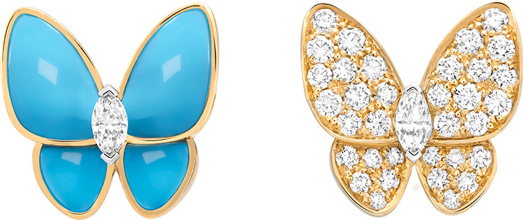 Fashion News, Van Cleef & Arpels, Two Butterfly, คอลเลคชั่นใหม่, ออกใหม่, เครื่องประดับ, จิวเวลรี่, ผีเสื้อ, สร้อย, แหวน, ต่างหู, เครื่องเพชร, อัญมณี, เทอร์ควอยซ์, เพชร