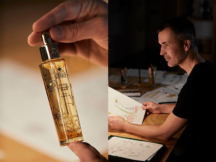 Beauty News, Guerlain, World Bee Day 2022, Tomáš Libertíny, Guerlain for Bees Conservation Programme, 20 - 22 พฤษภาคม 2565, Limited Edition Huile-en-Eau Abelle Royale