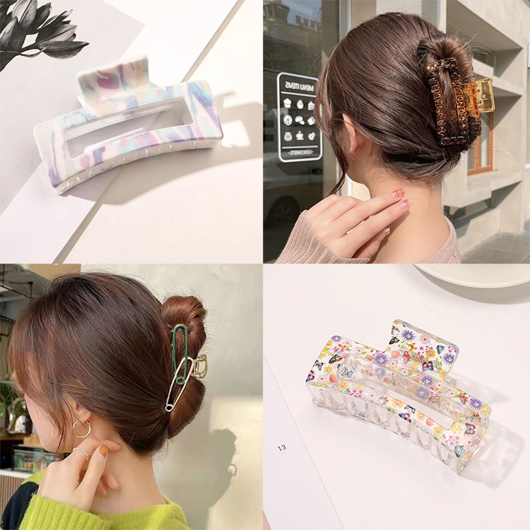 Hair, Hairstyle, Hair Claw Clips, ที่หนีบผม, กิ๊บติดผม, กิ๊บหนีบผม, คลิปหนีบผม, เครื่องประดับผม, รัดผม, รวบผม, เกล้าผม, Balmain, Kitsch, Goody, Tiara, Pomelo, Shein, Chunks, Casa Clara, H&M, Maanesten