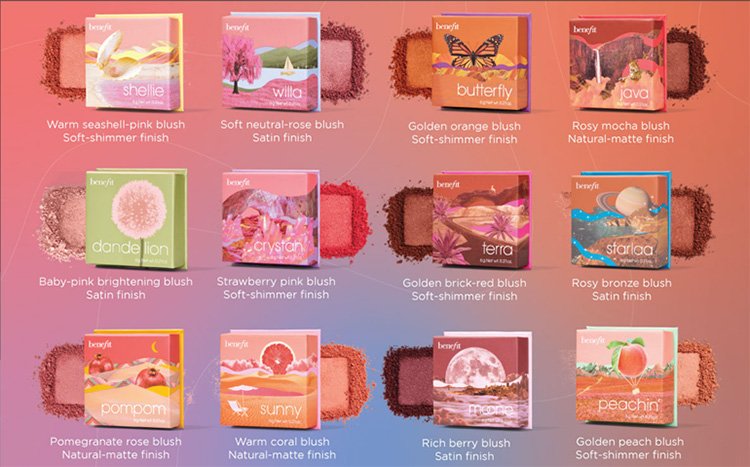 Beauty News, Benefit Cosmetics, WANDERful World Collection, คอลเลคชั่นใหม่, ออกใหม่, บลัชออนใหม่, บลัชออนสีสวย, ปัดแก้ม, เนื้อดี, เนื้อแมทท์, เนื้อซาติน, เนื้อชิมเมอร์, แก้มวาวฉ่ำ