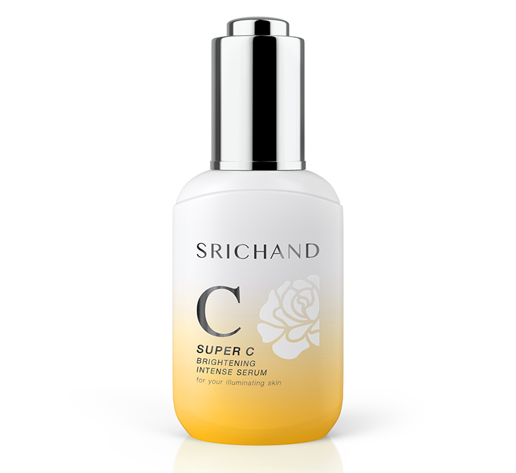 Beauty News, SRICHAND, ศรีจันทร์, Super C  Brightening Intense Serum, ซุปเปอร์ซี, เซรั่ม, เนื้อแอมพูล, ไบรท์, กระจ่างใส, ลดเลือนจุดด่างดำ, แสงแดด, แบรนด์ไทย, ดรักสโตร์, ราคา, เท่าไร