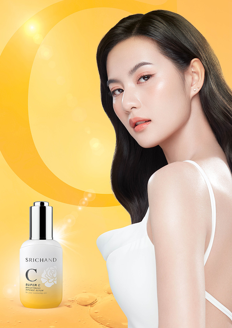 Beauty News, SRICHAND, ศรีจันทร์, Super C  Brightening Intense Serum, ซุปเปอร์ซี, เซรั่ม, เนื้อแอมพูล, ไบรท์, กระจ่างใส, ลดเลือนจุดด่างดำ, แสงแดด, แบรนด์ไทย, ดรักสโตร์, ราคา, เท่าไร