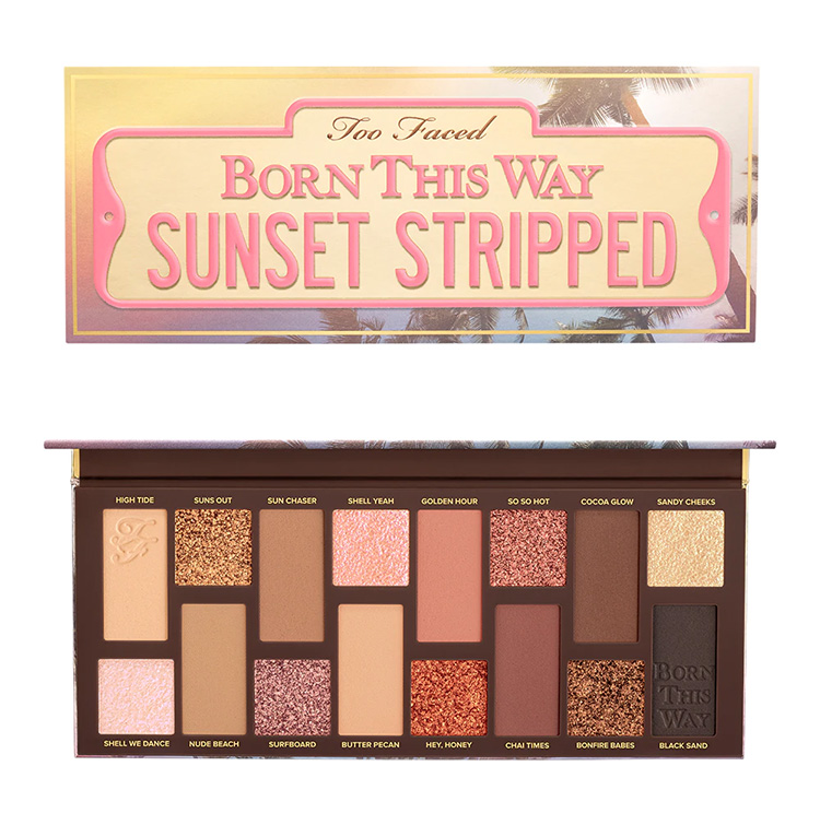 Beauty News, Too Faced, Born This Way Sunset Stripped, Eyeshadow Palette, อายแชโดว์พาเลท, คอลเลคชั่นใหม่, ออกใหม่, มาใหม่, แต่งตา, พาเลท, โทนน้ำตาล, โทนวอร์ม, ราคา, เท่าไร