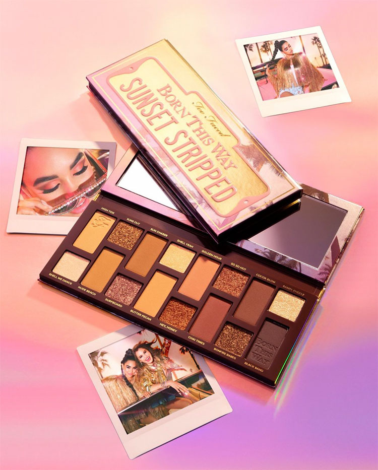 Beauty News, Too Faced, Born This Way Sunset Stripped, Eyeshadow Palette, อายแชโดว์พาเลท, คอลเลคชั่นใหม่, ออกใหม่, มาใหม่, แต่งตา, พาเลท, โทนน้ำตาล, โทนวอร์ม, ราคา, เท่าไร