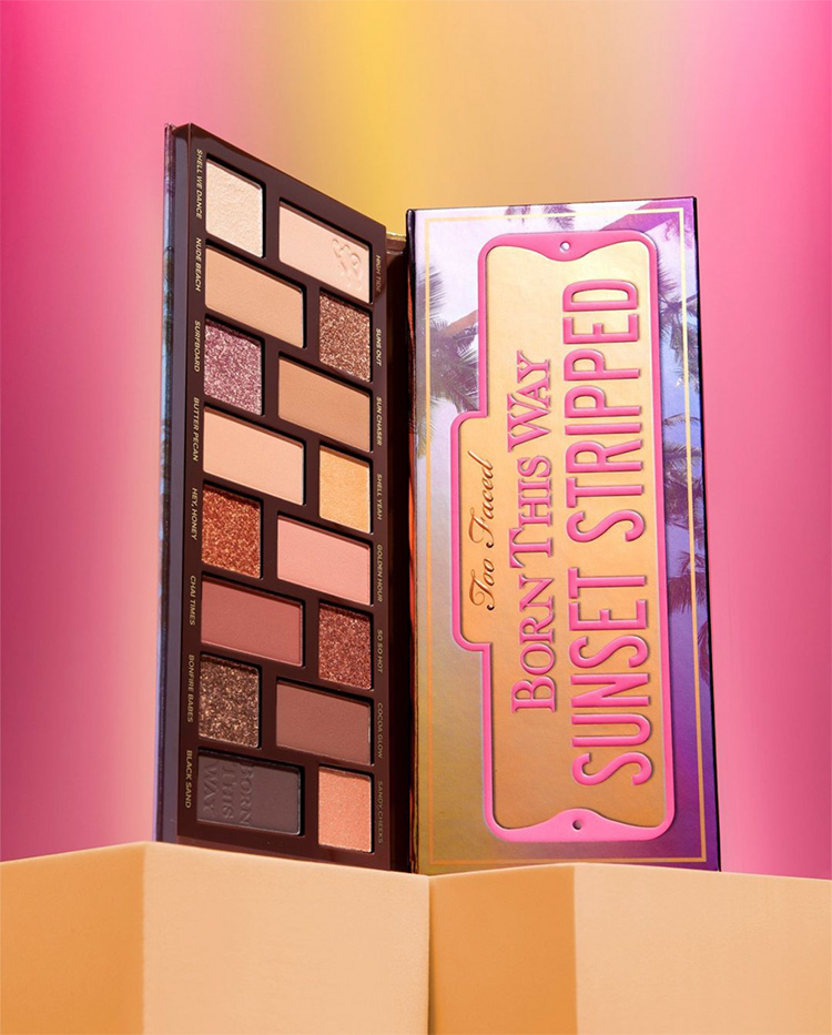 Beauty News, Too Faced, Born This Way Sunset Stripped, Eyeshadow Palette, อายแชโดว์พาเลท, คอลเลคชั่นใหม่, ออกใหม่, มาใหม่, แต่งตา, พาเลท, โทนน้ำตาล, โทนวอร์ม, ราคา, เท่าไร