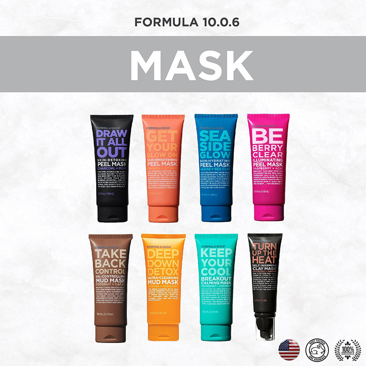 Beauty News, Formula 10.0.6, ฟอร์มูล่า เท็น โอ ซิคซ์, สกินแคร์, สหรัฐอเมริกา, ดรักสโคร์, ขจัดสารพิษ, สิ่งสกปรก, สารสกัดจากธรรมชาติ, อ่อนโยน, ไม่ระคายเคือง, คลีนเซอร์, ล้างหน้า, สครับ, มาสก์, มอยซ์เจอไรเซอร์, บำรุงผิว, ราคา, เท่าไร