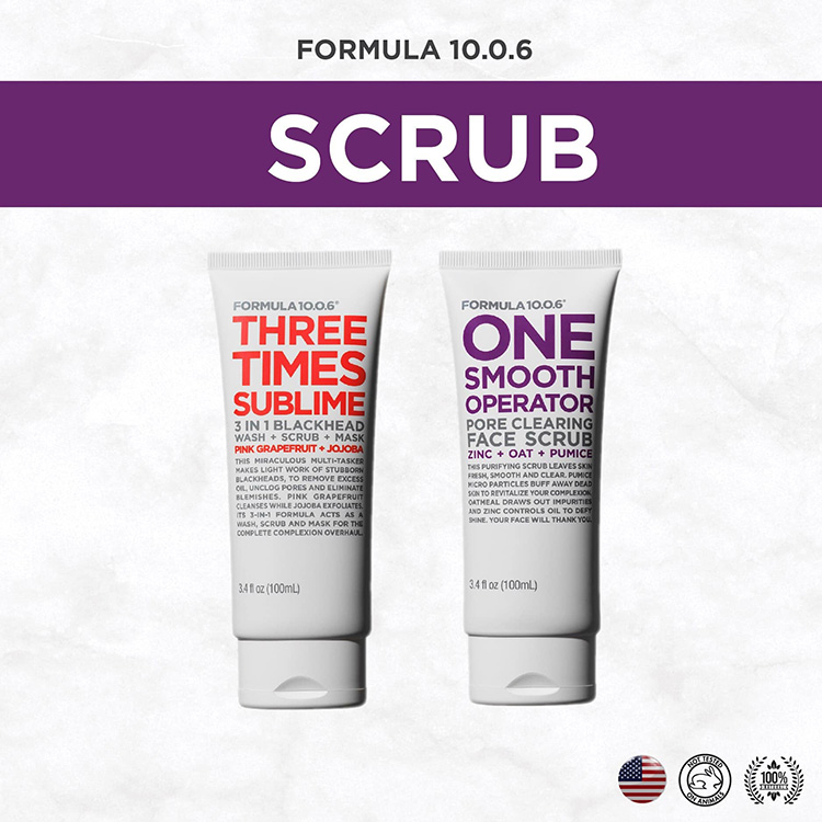 Beauty News, Formula 10.0.6, ฟอร์มูล่า เท็น โอ ซิคซ์, สกินแคร์, สหรัฐอเมริกา, ดรักสโคร์, ขจัดสารพิษ, สิ่งสกปรก, สารสกัดจากธรรมชาติ, อ่อนโยน, ไม่ระคายเคือง, คลีนเซอร์, ล้างหน้า, สครับ, มาสก์, มอยซ์เจอไรเซอร์, บำรุงผิว, ราคา, เท่าไร