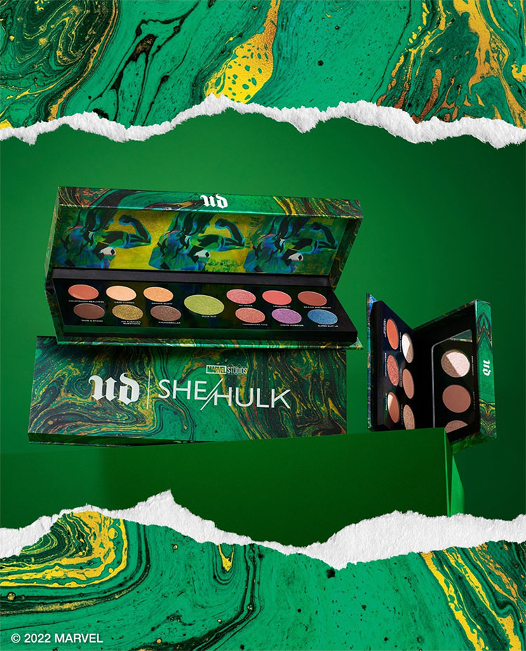 Beauty News, Urban Decay, Urban Decay X Marvel Studios, She-Hulk Collection, Limited Edition, อายแชโดว์พาเลท, คอลเลคชั่นใหม่, ออกใหม่, พาเลท, แต่งตา, สีเขียว, แซ่บ