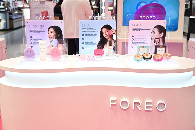 Beauty News, FOREO, EXPERIENCE POP-UP, บิวตี้แกดเจ็ต, Beauty-Tech, สวีเดน, Cleanse, Firm , Nourish, อีเวนท์, กิจกรรม, เครื่องล้างหน้า, เครื่องมาสก์หน้า, เครื่องยกกระชับหน้า, FOREO LUNA 3 plus, FOREO BEAR, UFO 2