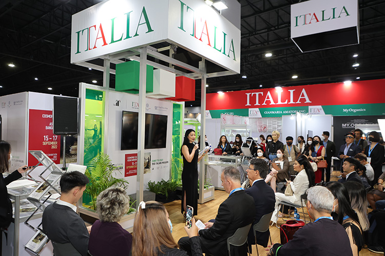 Beauty News, THE ITALIAN PAVILION, COSMOPROF CBE ASEAN 2022, บิวตี้แบรนด์อิตาลี, ประเทศไทย, สถานเอกอัครราชทูตอิตาลีประจำประเทศไทย, สำนักงานพาณิชย์อิตาเลียน, ITA Italian Trade Agency, COSMETICA ITALIA, THE ITALIAN PAVILION, COSMOPROF CBE ASEAN 2022, อิตาเลียน