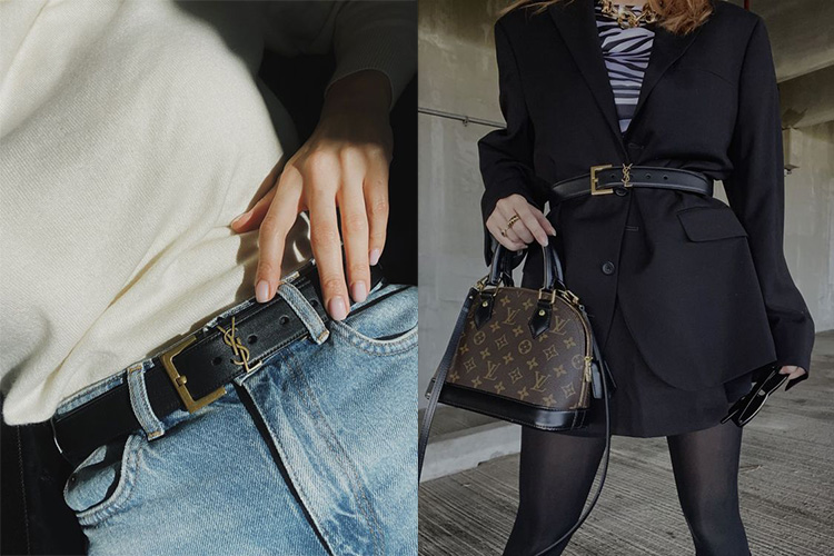 Fashion, เข็มขัด, Belt, Leather Belt, Calfskin Belt, แบรนด์เนม,​ แซ่บ,​ สวย, น่าจัด, น่าโดน, ราคา, Celine Small Triomphe Belt, Dior 30 Montaigne Reversible Belt, Gucci GG Marmont Thin Belt, Louis Vuitton LV Initiales 20mm Belt, Valentino Reversible Vlogo Signature Belt, Burberry Reversible Monogram Motif Leather Belt, Tory Burch 1” Miller Reversible Belt, Chanel Calfskin Belt, Saint Laurent Cassandre Thin Belt with Square Buckle, Off-White Arrow Reversible Belt H40