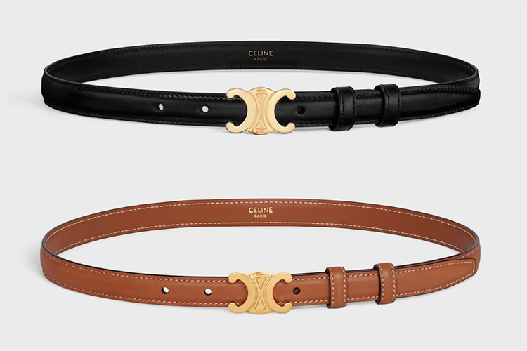 Fashion, เข็มขัด, Belt, Leather Belt, Calfskin Belt, แบรนด์เนม,​ แซ่บ,​ สวย, น่าจัด, น่าโดน, ราคา, Celine Small Triomphe Belt, Dior 30 Montaigne Reversible Belt, Gucci GG Marmont Thin Belt, Louis Vuitton LV Initiales 20mm Belt, Valentino Reversible Vlogo Signature Belt, Burberry Reversible Monogram Motif Leather Belt, Tory Burch 1” Miller Reversible Belt, Chanel Calfskin Belt, Saint Laurent Cassandre Thin Belt with Square Buckle, Off-White Arrow Reversible Belt H40