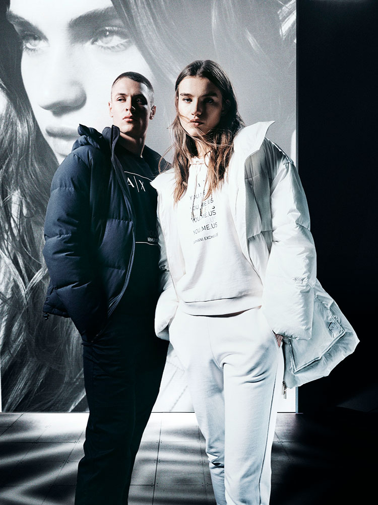 Fashion News, A|X Armani Exchange, คอลเลคชั่นใหม่, YOU.ME.US., Fall Winter 2022-23, Giorgio Armani, เสื้อผ้าผู้ชาย, เสื้อผ้สผู้หญิง, เสื้อกันหนาว, เซ็นทรัล มาร์เก็ตติ้ง กรุ๊ป, CMG, เซ็นทรัล รีเทล, CRC