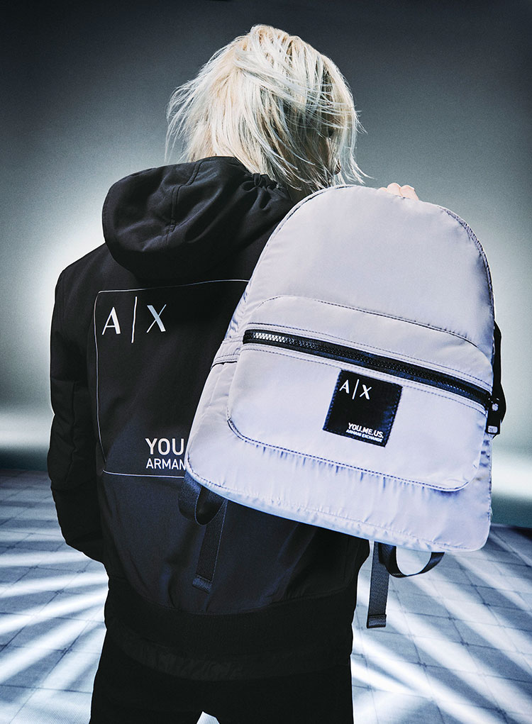 Fashion News, A|X Armani Exchange, คอลเลคชั่นใหม่, YOU.ME.US., Fall Winter 2022-23, Giorgio Armani, เสื้อผ้าผู้ชาย, เสื้อผ้สผู้หญิง, เสื้อกันหนาว, เซ็นทรัล มาร์เก็ตติ้ง กรุ๊ป, CMG, เซ็นทรัล รีเทล, CRC