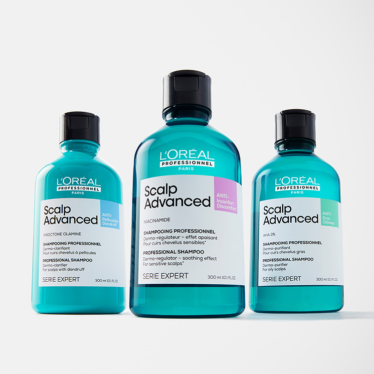 Beauty News, L’Oréal Professionnel, ลอรีอัล โปรเฟสชั่นแนล, Scalp Advanced, กลุ่มผลิตภัณฑ์, ใหม่, ออกใหม่, ไลน์ผลิตภัณฑ์ใหม่, สกัลป์ แอ๊ดว๊านซ์, ปัญหาหนังศีรษะ, ช่างผมมืออาชีพ, แพทย์ผู้เชี่ยวชาญด้านผิวหนัง
