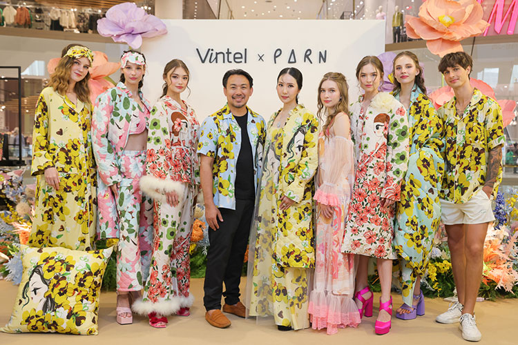 Fashion News, VINTEL, VINTEL X PARN, The Dream Garden, ครูปาน-สมนึก คลังนอก, แฟชั่น, วินเทล, ลักซ์ชัวรีสลีพแวร์, เลานจ์แวร์, รัษฎา ฮอลล์, ไอคอนสยาม, แบรนด์ไทย, ผ้าเยื่อไม้ไผ่ธรรมชาติ 100%