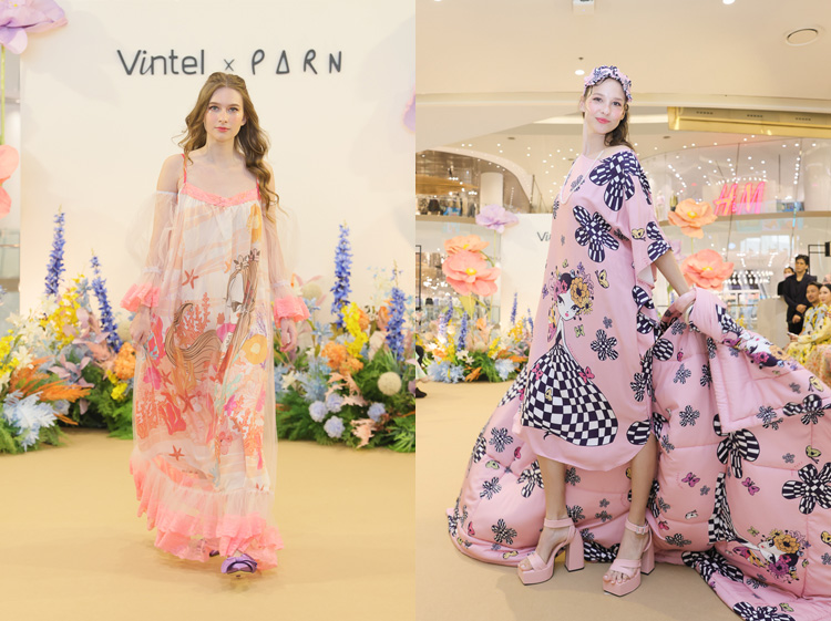 Fashion News, VINTEL, VINTEL X PARN, The Dream Garden, ครูปาน-สมนึก คลังนอก, แฟชั่น, วินเทล, ลักซ์ชัวรีสลีพแวร์, เลานจ์แวร์, รัษฎา ฮอลล์, ไอคอนสยาม, แบรนด์ไทย, ผ้าเยื่อไม้ไผ่ธรรมชาติ 100%