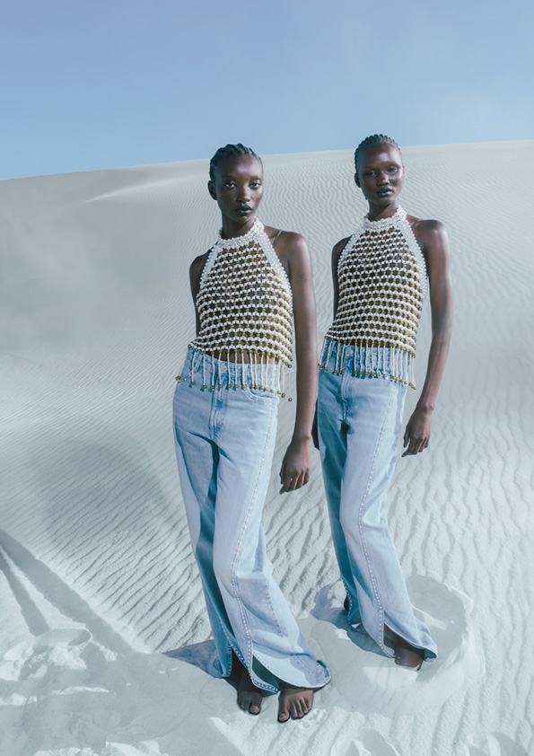 Fashion News, H&M, Innovation Stories, คอลเลคชั่นใหม่, ออกใหม่, วัสดุเพื่อความยั่งยืน, รีไซเคิล, เสื้อผ้า, ชุด, ผู้หญิง, เดรส, เลื่อม, ลูกปัด, เครื่องประดับ