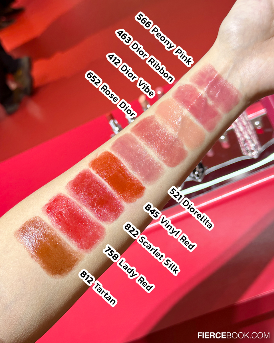 Beauty Items, Dior, Dior Addict, The New Fashion Case, เฉดสีใหม่, คอลเลคชั่นใหม่, ออกใหม่, อีเวนท์, พารากอน, ลิปสติก, Swatch, สวอชสี, ดิออร์, ลิปสติก, ลิปวาว, ลิปฉ่ำ, Limited Edition