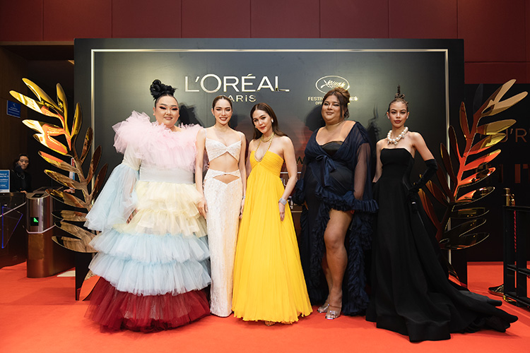 Beauty News, ลอรีอัล ปารีส, L’Oreal Paris, Festival de Cannes 2023, เทศกาลภาพยนตร์เมืองคานส์, ชมพู่ - อารยา เอ ฮาร์เก็ต, คุณค่าที่เราคู่ควร, ฝรั่งเศส, พรมแดง, The Emporium, โดนัท - มนัสนันท์, ได๋ - ไดอาน่า