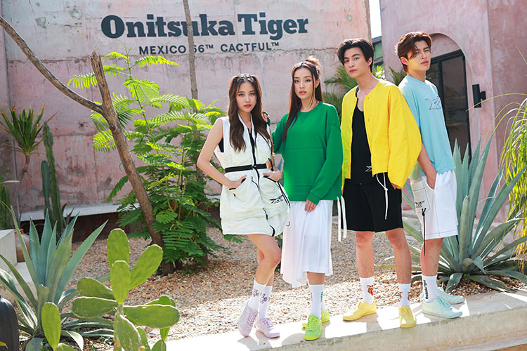 Fashion News, Onitsuka Tiger, MEXICO 66™ CACTFUL™, สนีกเกอร์, รุ่นใหม่, คอลเลคชั่นใหม่, วัสดุจากแคคตัส, สีพาสเทล, สีเหลือง, สีฟ้าอ่อน, สีม่วงอ่อน, สีขาว, สีเขียวพาสเทล, กลัฟ คณาวุฒิ พิพัฒนพงษ์, ฟรีน สโรชา จันทร์กิมฮะ, ปอนด์ ณราวิชญ์ เลิศรัตน์โกสุมภ์, น้ำตาล พิจักขณา วงศารัตนศิลป์, FO SHO BRO