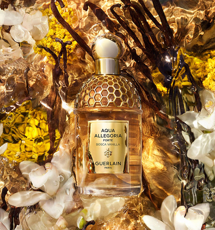 Beauty News, Guerlain, เกอร์แลง, Aqua Allegoria Forte, Eaux de Parfum, แนวกลิ่น Woody, Bosca Vanilla, Rosa Palissandro, Oud Yuzu, ราคา, เท่าไร