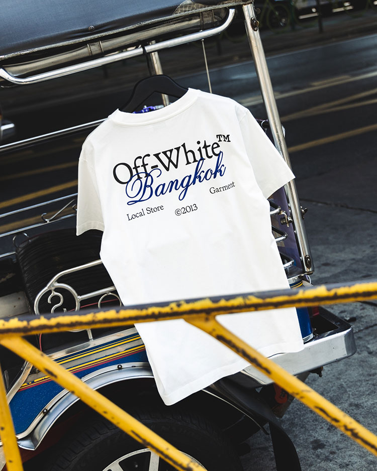Fashion News, Off-White, City Garment, BANGKOK Re-Edition, Limited Edition, ลิมิเต็ดเอดิชั่น, แคปซูลคอลเลคชั่น, 27 ตุลาคม 2566