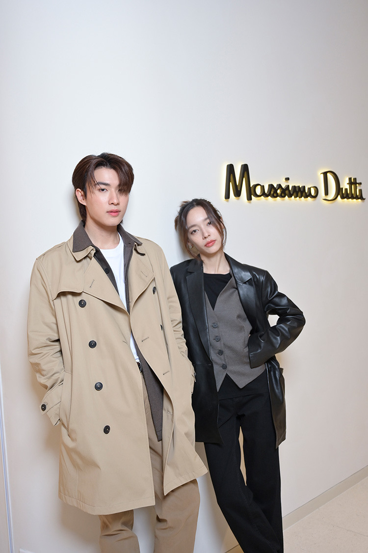 Fashion News, Massimo Dutti, มาสสิโม ดุตติ, เซ็นทรัลเวิลด์, ช็อป, ร้านค้า, แฟชั่น, สเปน, สโตร์ใหม่, ร้านใหม่, ธนธร เสนางคนิกร, ไปรยา สังขจินดา, ศุภอร ชวะโนทัย, มินท์ธิตา จิรศุภเสฏฐ์, เปิดร้านใหม่, คอนเซ็ปต์สโตร์