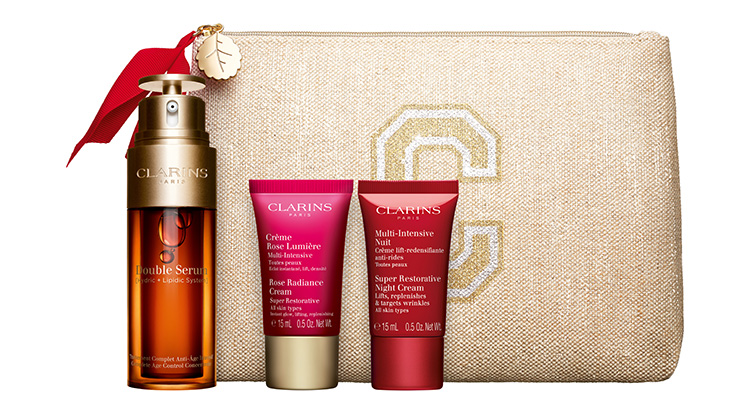 Beauty News, Clarins, Holiday 2023, Embrace the Parade of Surprises, ชุดของขวัญ, เซ็ตของขวัญ, เทศกาล, ปีใหม่, คริสต์มาส, ราคาสุดคุ้ม, เซ็ตผลิตภัณฑ์, DOUBLE SERUM, FACIAL LIFT, LIP OIL, Face Oil, Body Oil