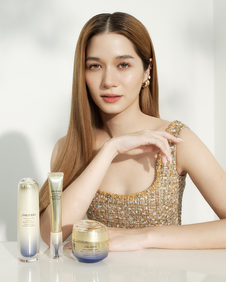 Beauty News, Shiseido Ginza Tokyo, ชิเซโด้ กินซ่า โตเกียว, วี วิโอเลต วอเทียร์, Friend of Shiseido Vital Perfection, Potential Has No Age, สกินแคร์, อ่อนเยาว์, แบรนด์แอมบาสเดอร์