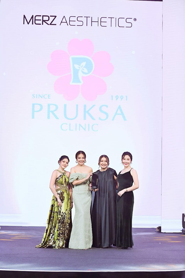 Beauty News, Pruksa Clinic, พฤกษาคลินิก, รางวัล, Haus of Heroes, Merz Aesthetics, รางวัลที่การันตี, ผลิตภัณฑ์, Chain Clinic The Thailand Top Achiever For Ultherapy Transducer, The Platinum Award For Belotero