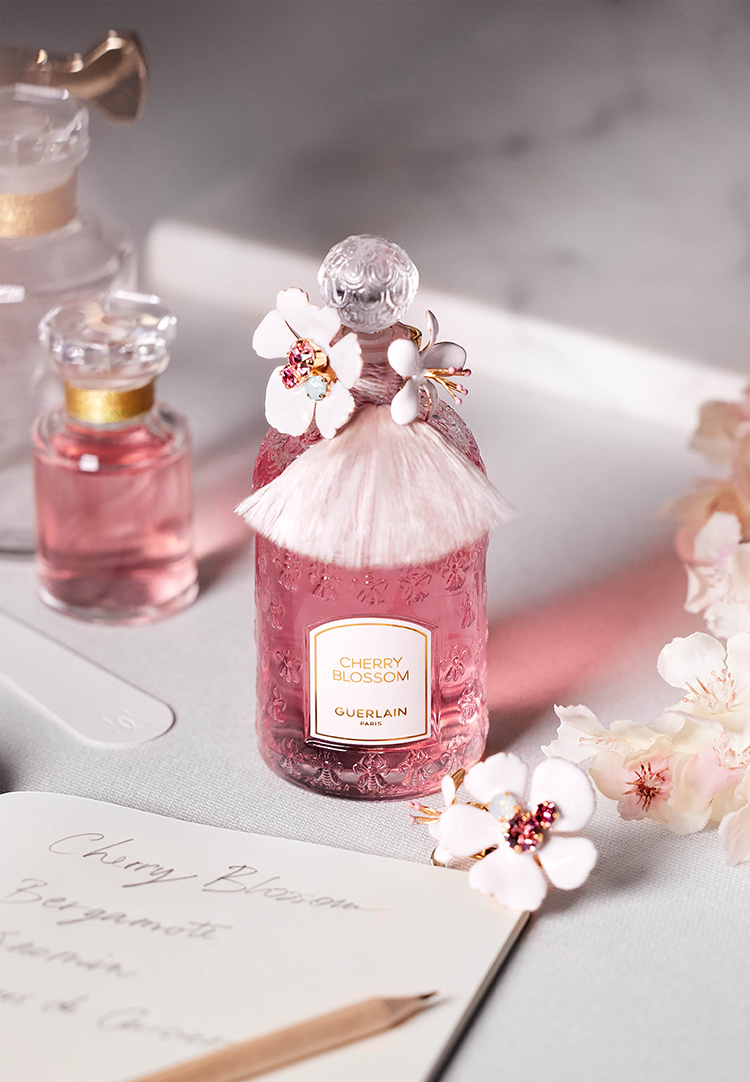 Beauty News, Maison Guerlain, Guerlain, Cherry Blossom Millésime, น้ำหอม, ออกใหม่, ขวดลายผึ้ง, Bee Bottle, Limited Edition, ลิมิเต็ดเอดิชั่น, ดอกซากุระ, กลิ่นดอกไม้, ราคา, เท่าไร