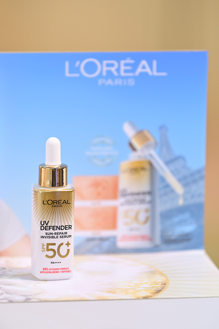 Beauty News, L’Oréal Paris, ลอรีอัล ปารีส, L’Oréal UV Defender Sun-Repair Invisible Serum, เซรั่มกันแดด, ใหม่, กันแดด, พร้อมบำรุง, ปกป้องผิว, ชมพู่ อารยา เอ ฮาร์เก็ต, ณิชา ณัฏฐณิชา ดังวัธนาวณิชย์, พีพี กฤษฏ์ อำนวยเดชกร, Presenter, เอิร์ท พิรพัฒน์, มิกซ์ สหภาพ, มิ้ลค์ พรรษา, เลิฟ ภัทรานิษฐ์, วิว เบญญาภา, อองรี, วิคเตอร์, PROXIE, ปาเอญ่า, QRRA​