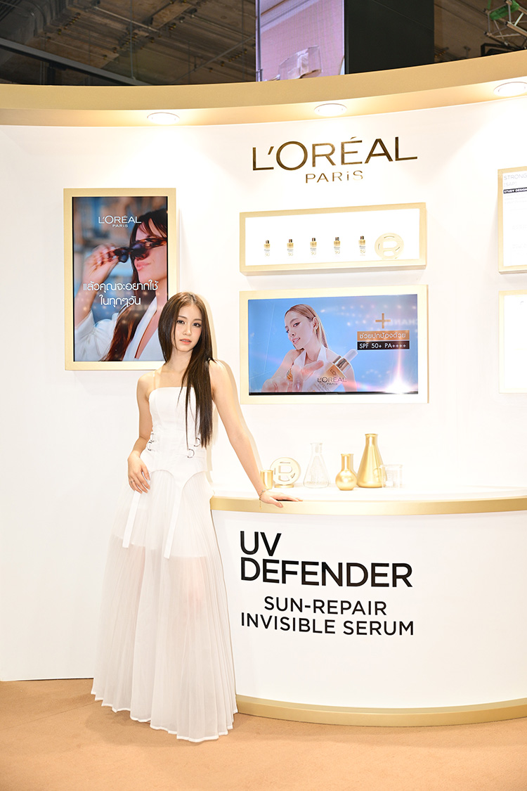 Beauty News, L’Oréal Paris, ลอรีอัล ปารีส, L’Oréal UV Defender Sun-Repair Invisible Serum, เซรั่มกันแดด, ใหม่, กันแดด, พร้อมบำรุง, ปกป้องผิว, ชมพู่ อารยา เอ ฮาร์เก็ต, ณิชา ณัฏฐณิชา ดังวัธนาวณิชย์, พีพี กฤษฏ์ อำนวยเดชกร, Presenter, เอิร์ท พิรพัฒน์, มิกซ์ สหภาพ, มิ้ลค์ พรรษา, เลิฟ ภัทรานิษฐ์, วิว เบญญาภา, อองรี, วิคเตอร์, PROXIE, ปาเอญ่า, QRRA​