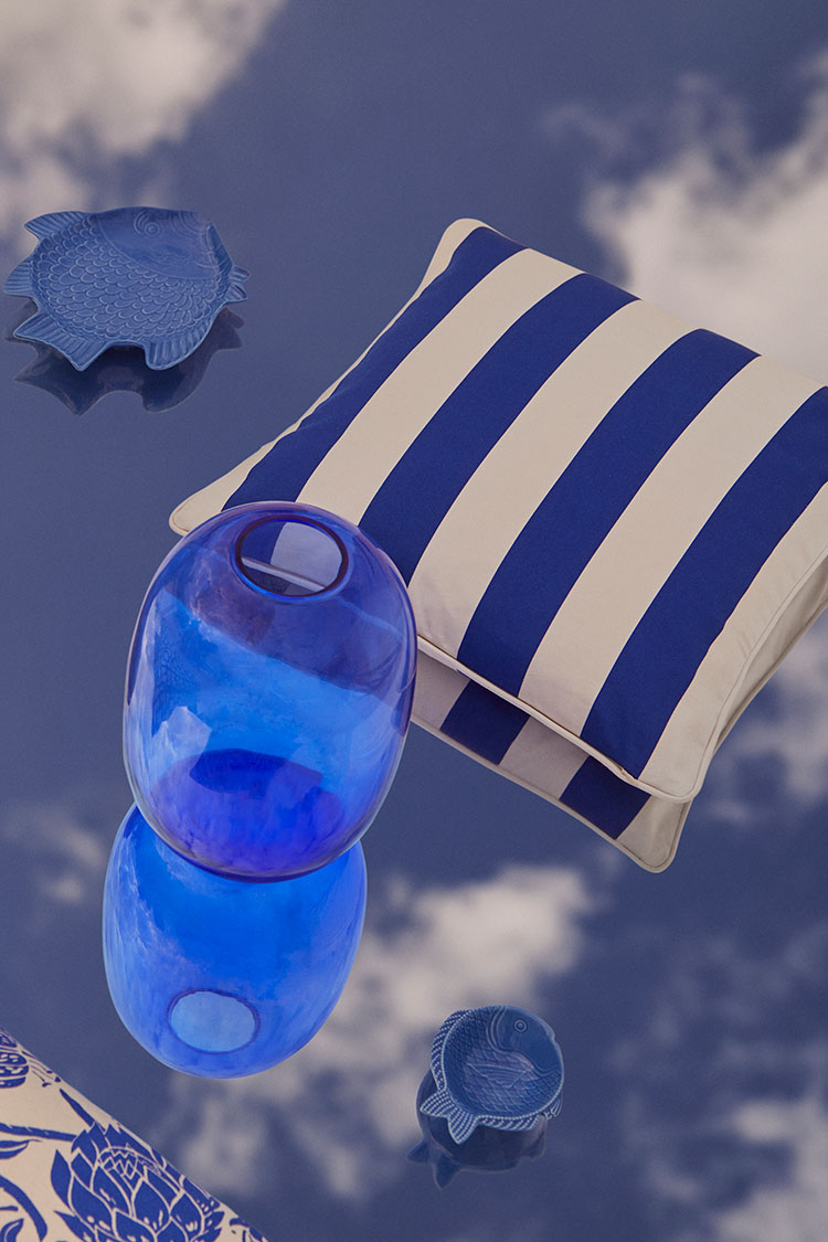 Fashion News, H&M HOME, คอลเลคชั่นใหม่, SUMMER 2024, ซัมเมอร์ 2024, ฤดูร้อน, เครื่องใช้, ของแต่งบ้าน, สีสันสดใส, สีเขียว, สีฟ้า, สีน้ำเงิน, แจกันรูปเปลือกหอย, ไอเทมชายทะเล, ผ้าขนหนู, กระเป๋าชายหาด