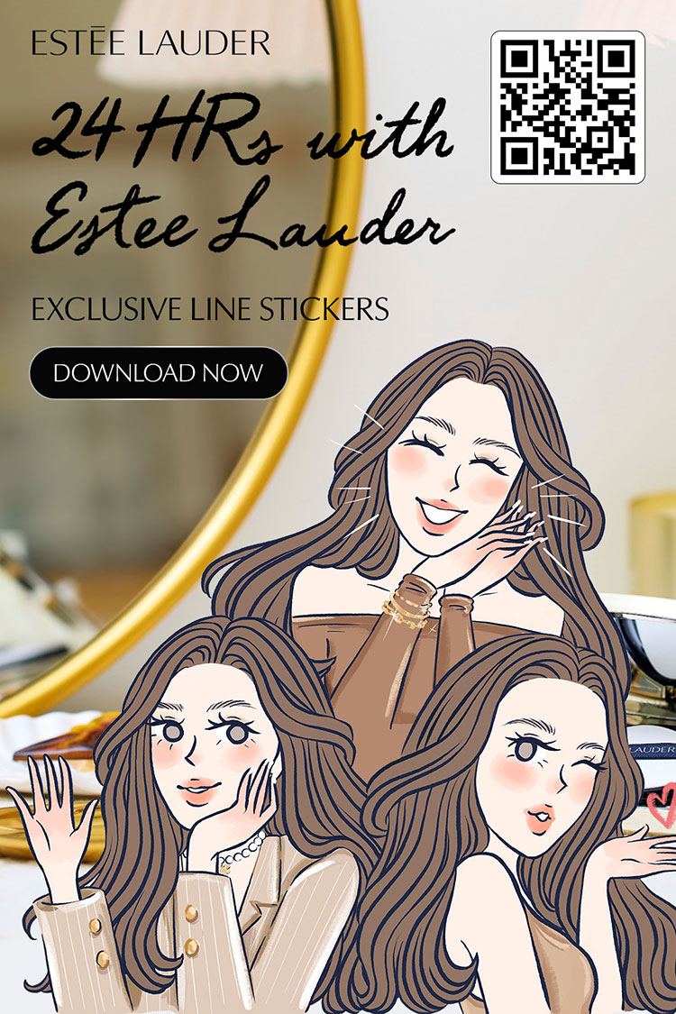 Beauty News, Esteé Lauder, สติ๊กเกอร์, LINE, ไลน์, ดาวน์โหลด, แอดเฟรนด์, เพิ่มเพื่อน, เอสเต้ลอเดอร์, ประเทศไทย, @esteelauderth